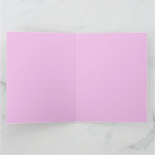 マルカラフルなハートのバレンタイン カード (内部)