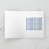 マルカラーウェーブハッピー父の日カード カード (内部)