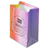 マルカラーオンブレ & 企業/ブランド連絡先情報 ミディアムペーパーバッグ (正面アングル)