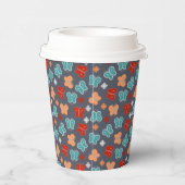 マルカラーバタフライカートゥーン 紙コップ (右)