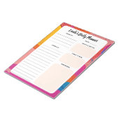 マルカラー抽象日間TODOリストノート ノートパッド (アングル)