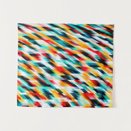 マルカラー抽象絵画 タペストリー (正面(横))