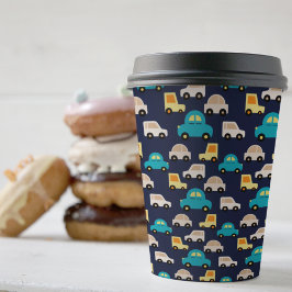 マルカラー自動車の漫画 紙コップ