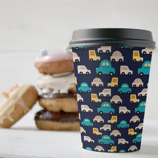 マルカラー自動車の漫画 紙コップ