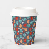 マルカラー蝶の漫画 紙コップ (正面)