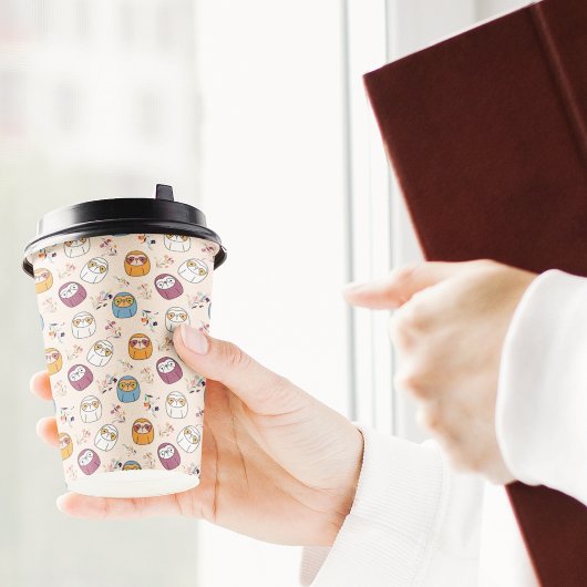 マルカラー スリーピー スロー カートゥーン 紙コップ