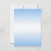 マルカラー バイク & 炎 ウェディング RSVP 招待状 (裏面)