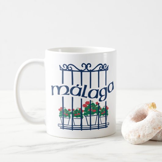 マルガの花の窓 コーヒーマグカップ (ドーナツ)