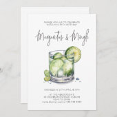 マルガリタアニエージ誕生日カクテルパーティー 招待状 (正面/裏面)