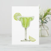 マルガリタウォーターカラー招待状 招待状 (スタンド正面)