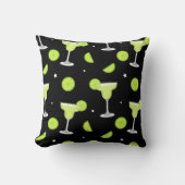 マルガリタカクテルグリーンブラック クッション (正面)