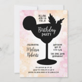 マルガリタカクテルバースデーパーティー 招待状 (正面)