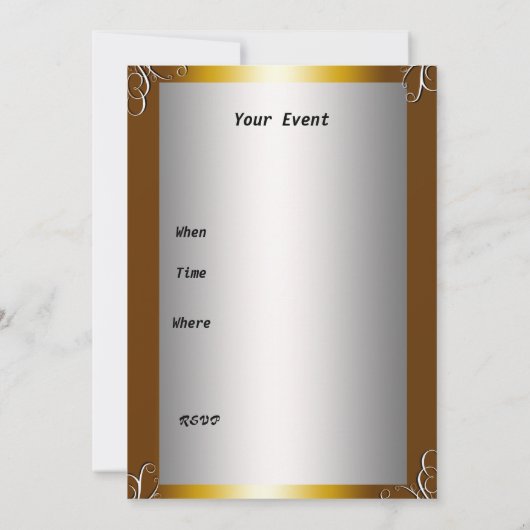 マルガリタカクテルパーティの招待状 招待状 (裏面)