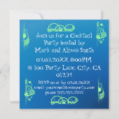 マルガリタカクテルパーティの招待状 招待状 (裏面)