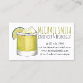 マルガリタカクテルミックスロジストバーバーテンダードリンク 名刺 (正面)