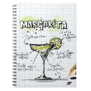 マルガリタカクテルレシピ ノートブック