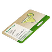 マルガリタカクテルレシピ マグネット (左側)