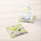 マルガリタカクテル スクエアペーパーコースター (インサイチュ)