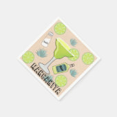 マルガリタカクテル スタンダードカクテルナプキン (角)