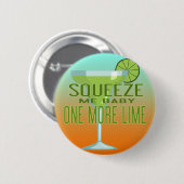 マルガリタカクテル | Squeeze Meベビーもう1つライム 缶バッジ (正面&裏面)