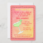 マルガリタグアカモーレガールズナイトアウトパーティー 招待状 (裏面)