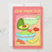 マルガリタグアカモーレガールズナイトアウトパーティー 招待状 (正面)