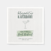 マルガリタスアンドマトリモニーパーティーカクテルナプキンス スタンダードカクテルナプキン (正面)