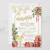 マルガリタスアンドミスタントエサボテンブライダルシャワー 招待状 (正面)