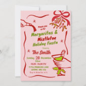 マルガリタスアンドミスタントークリスマスホリデーフィエスタ 招待状 (正面)