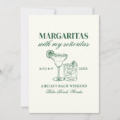 マルガリタスウィズマイセニョリタスバチェロレッテ週末 招待状 (正面)
