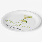 マルガリタスウィズマイセニョリタスブライダルシャワー ペーパープレート (アングル)