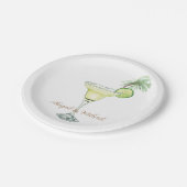 マルガリタストロピカルカップル名 ペーパープレート (アングル)