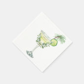 マルガリタストロピカルシャワー スタンダードカクテルナプキン (角)