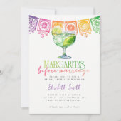 マルガリタスフォーマリッジフィエスタブライダルシャワー 招待状 (正面)