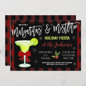 マルガリタス&ミスレトークリスマス招待状 招待状 (正面/裏面)