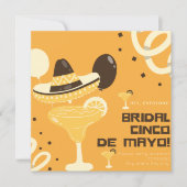 マルガリタチンコデマヨブライダルシャワーパーティー 招待状 (正面)