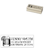 マルガリタテキーラライムミックスドリンクパーソナライズされた ラバースタンプ (押印)