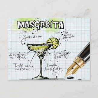 マルガリタドリンク – カクテルギフト ポストカード