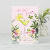 マルガリタピンクブライダルフェスタフローラブライダルシャワー 招待状 (スタンド正面)
