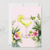 マルガリタピンクブライダルフェスタフローラブライダルシャワー 招待状 (裏面)