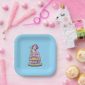 マルガリタフィエスタカクテルパーティーお祝い ペーパープレート (パーティー)