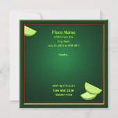 マルガリタフィエスタパーティの招待状 招待状 (裏面)