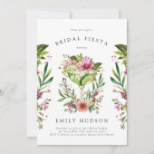 マルガリタフィエスタフローラブライダルシャワー 招待状 (正面)