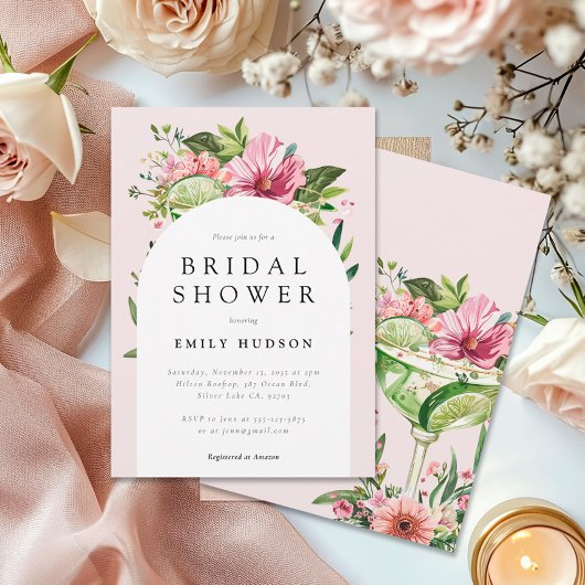 マルガリタフィエスタフローラブライダルシャワー 招待状