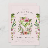 マルガリタフィエスタフローラブライダルシャワー 招待状 (正面/裏面)