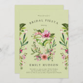 マルガリタフィエスタフローラブライダルシャワー 招待状 (正面/裏面)