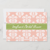 マルガリタフィエスタブライダルシャワー招待状ピンク 招待状 (裏面)