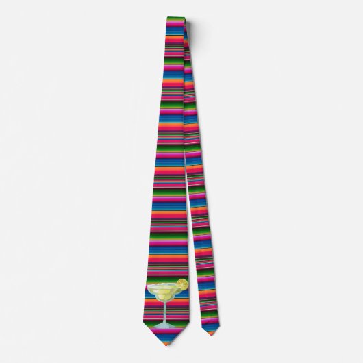 マルガリタフィエスタメキシコカラフル毛布 ネクタイ (正面)