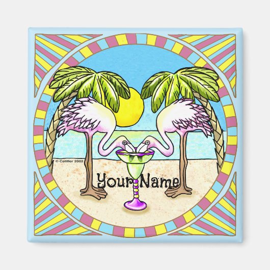 マルガリタフラミンゴ マグネット (正面)