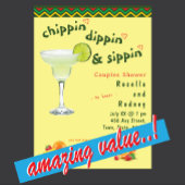 マルガリタメキシカンフィエスタカップルのシャワー 招待状